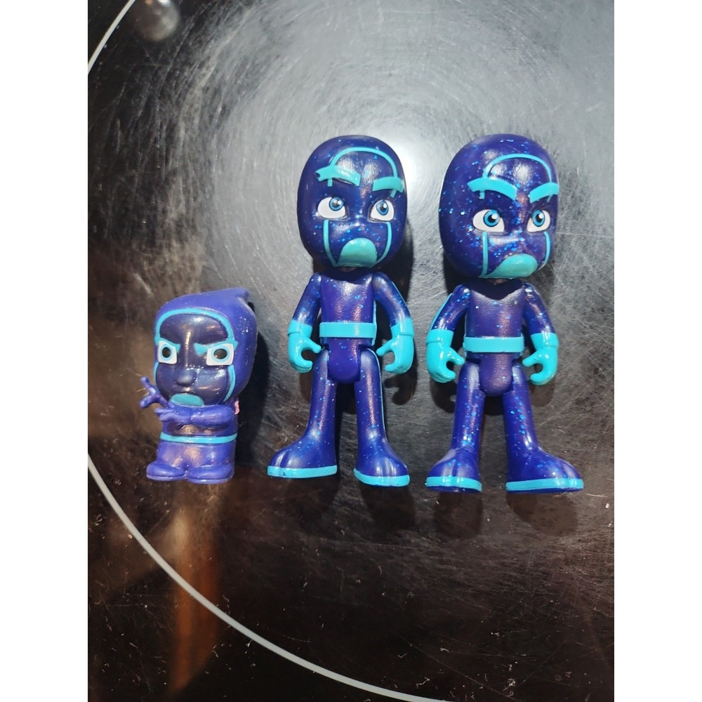 Disney~PJ MASKS~ (2)Night Ninja &(1) Micro Ninja~Action Figures~ninjalinos